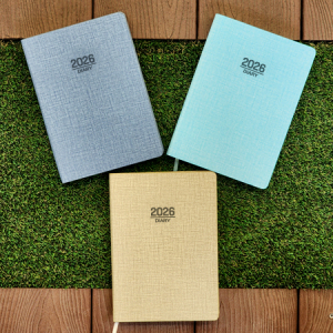 26년 리빙 양장 다이어리 25절(양쪽 카드포켓)