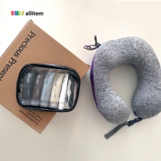 달팡 메모리폼 목베개 + 어메니티 6종세트