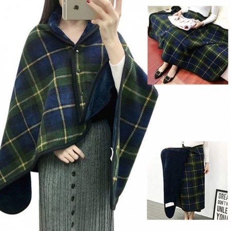 M060 케이프 똑딱이 단추 담요 극세사 양털 무릎담요 사무실 중형 대형 인쇄 답례품 #2