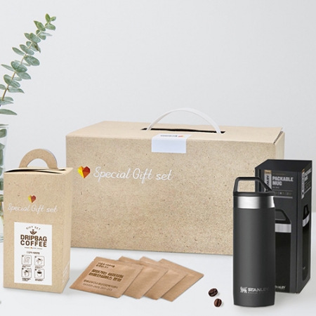 스탠리 마스터 진공머그 532ml + 드립백 원두커피세트 K #3