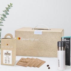 스탠리 고진공 슬림보틀 473ml + 드립백 원두커피세트 D