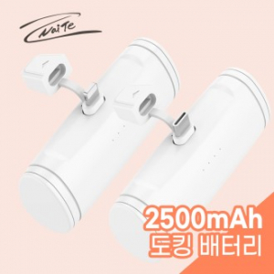 나이테 일체형 도킹형 보조배터리 2500mAh C타입