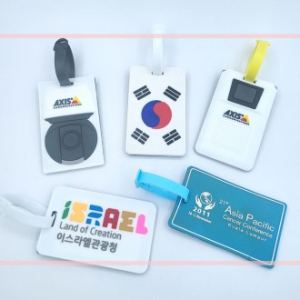 캐릭터 PVC 단면형 네임택 // 주문제작