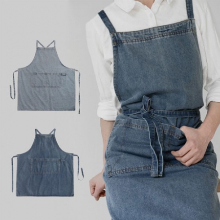 캐주얼 데님 앞치마 2종 #2