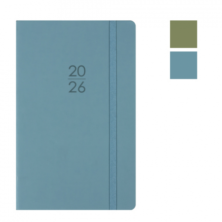 양장 파스텔 매직 카드포켓 다이어리 슬림25절