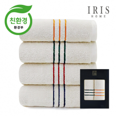 아이리스홈 친환경 에어코튼 라인 세면타올 2매