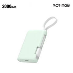 엑티몬 미니 보조배터리 2000mAh