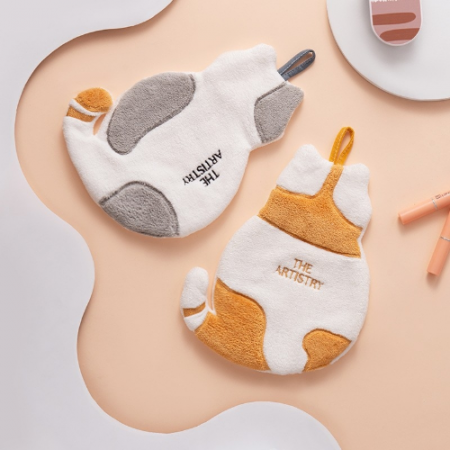 로페리아 극세사 큐티 고양이 주방걸이 핸드타올 0190156 #2