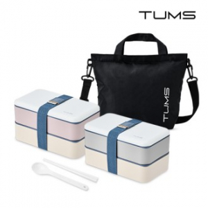 텀스 컬러샌드 런치박스 + 수저세트 + 런치백