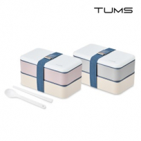 텀스 컬러샌드 런치박스 + 수저세트