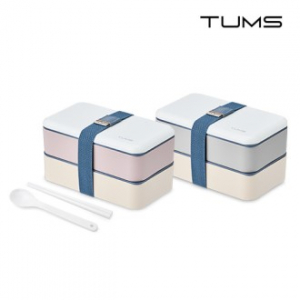 텀스 컬러샌드 런치박스 + 수저세트