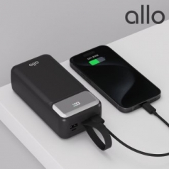 알로 allo3003PD 대용량 듀얼 22.5W 고속충전 QC, PD 보조배터리 30000mAh