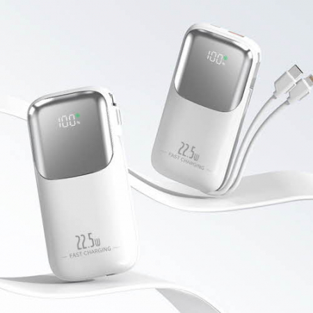 빌트인 LED PD 22.5W 10,000mAh 고속 보조배터리, C타입,8핀, 4대 동시충전 #4