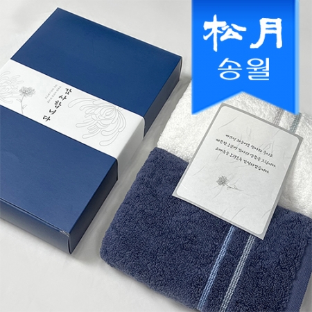 [송월타올] 루시아 세면타올 2매세트 CM 쇼핑백 CM 띠지+감사장 // 조문 답례품 #2