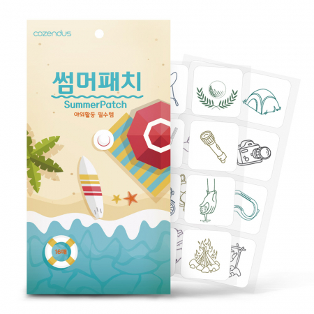 코젠더스 옷에 붙이는 판촉 썸머패치 8매x2 #3