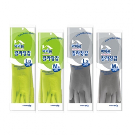 다올 마미손 칼라장갑 (대형, 중형), 고무장갑 #2