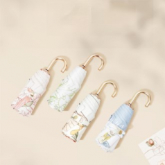 로페리아 금색고리 손잡이 휴대용 양산 (0189880)