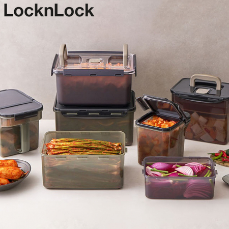 락앤락 874 강력밀폐 숨쉬는 김치통 9.5L 그레이 #2