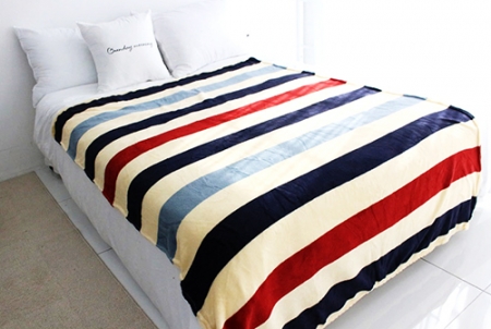 극세사 밍크 대형 담요 두꺼운 담요 고급 파우치 증정 #2