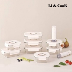 리앤쿡 프레시 오픈 데이팅 진공 밀폐용기 10종세트