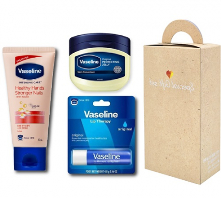바세린 + 핸드크림 + 립밤 3종세트 어르신, 건강, 노인, 복지, 젤리크림 // 손잡이박스포함 #4