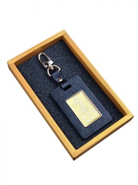 가죽 금판지 사각 네임텍 펄케이스 - P19 #2