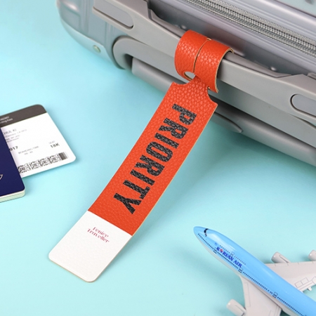 주의문구 네임택 고급가죽 국내생산 #2