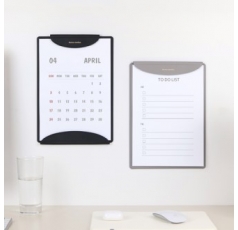 하프문 클립보드 메뉴판 고급가죽 // 국내생산