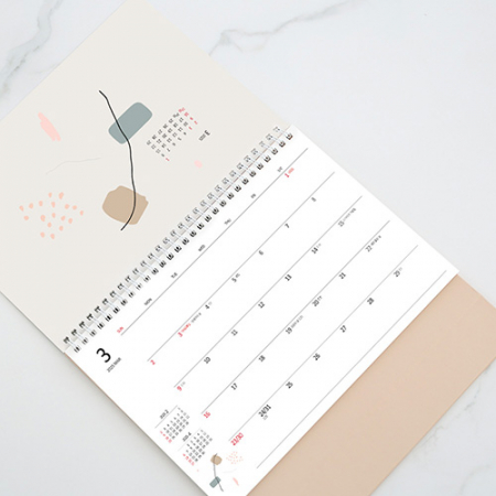 2025년 탁상달력 아트드로잉 (단박) #3