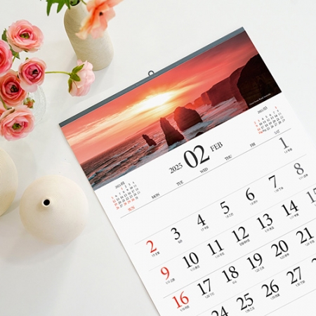 벽걸이달력 세계의 아름다운 풍경 500x700 캘린더 #3