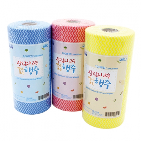 원하는 용도로 사용하는 위생 롤행주 100매 #3