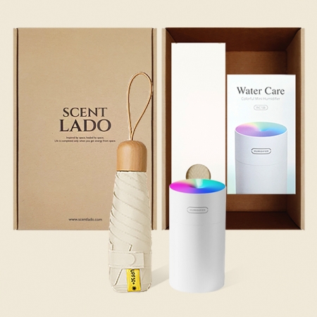 센트라도 캡슐우드 5단 우양산+레빗 워터케어 미니가습기 세트 #3