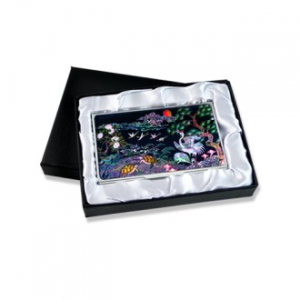 고급자개 명함케이스 십장생도