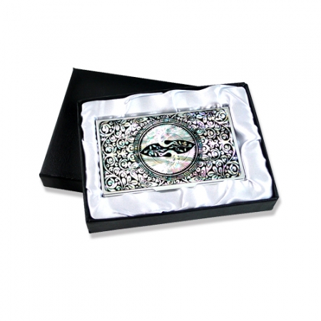 고급자개 명함케이스 쌍학 #2