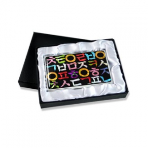 고급자개 명함케이스 한글