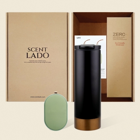 센트라도 레빗 프리미엄 손난로 보조배터리 + 벅스로얄 텀블러 세트 #4