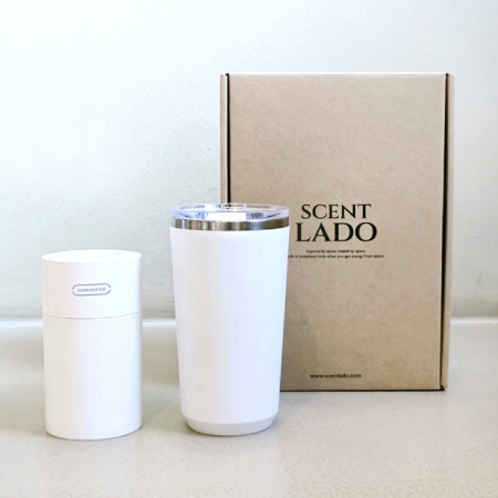 센트라도 레빗 워터케어 미니가습기 + 로하스 텀블러 세트 #2