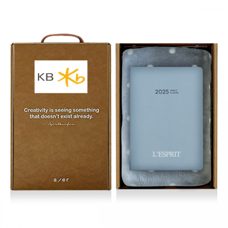 레스쁘리 고급 다이어리 세트 A (AP15  다이어리 + 극세사 담요) #3