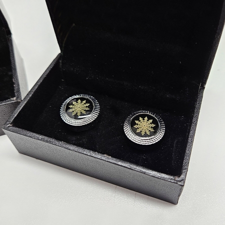 남성 단추 커프스 장식품 6종 #4