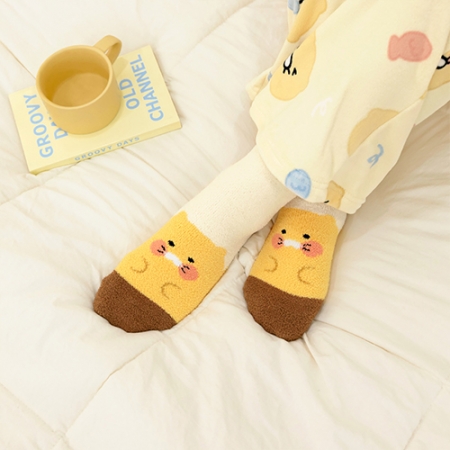 캐릭터 극세사 장목 수면양말 #3