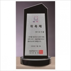 블랙크리스탈 상패 440