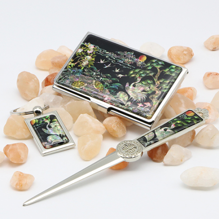 나전칠기 자개 명함 지칼 3종세트 #2