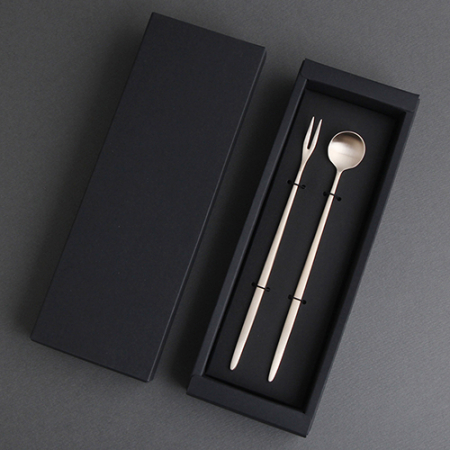 도담 방짜유기 롱스푼롱포크 2P 세트 #2