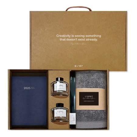 레스쁘리 프리미엄 다이어리 세트 E (AP15 다이어리 + 디퓨저 120ml 2p + 타올) #2