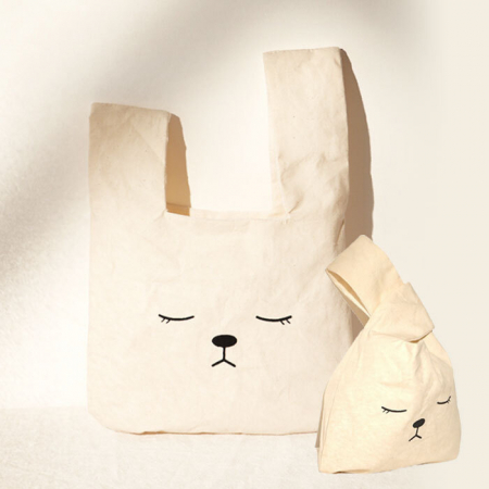 B088 캔버스 매듭 손목가방 캔버스백 에코백 미니 손가방 인쇄 답례품 행사 선물 #3