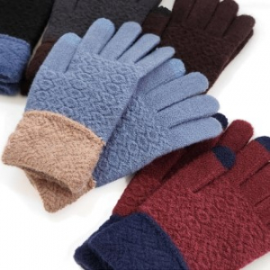 남자 니트 아크릴 터치 장갑 K51, 니트 장갑, 스마트폰 장갑