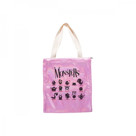 아르덴 글리터 토트백 핑크 // 풀컬러 인쇄 무료 #3