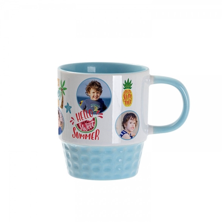 아르덴 손잡이 컬러 머그컵 라이트블루 300ml // 풀컬러 인쇄 무료 #6