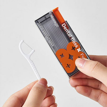 휴대용 치실 디스펜서 케이스 보관 위생 여행용 #2