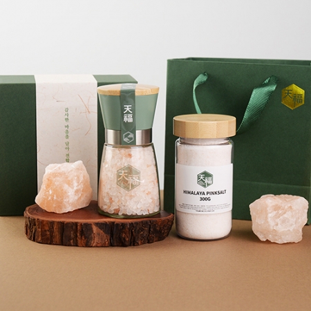 천복 201 고급 히말라야 핑크솔트 선물세트 히말라야 핑크소금 히말라야솔트 그라인더 리필소금 명절선물 추석선물 기념품 답례품 근로자의날 창립기념 소금선물세트 #2
